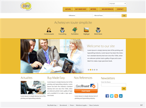 Web Design par pb pour BME Consulting | Design : #1691227