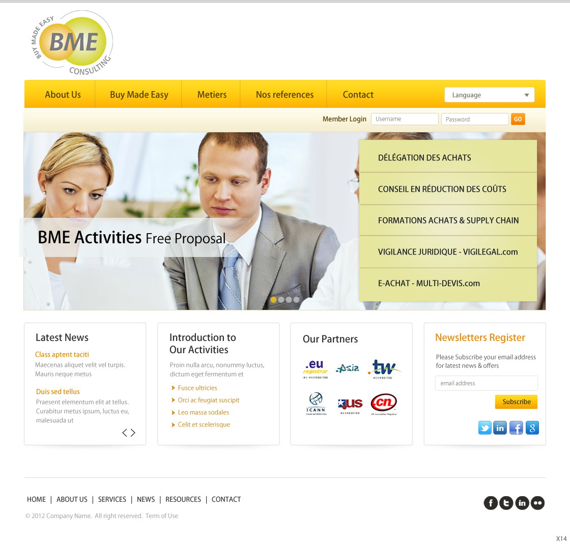 Web Design by pb for BME Consulting | Design #1691229