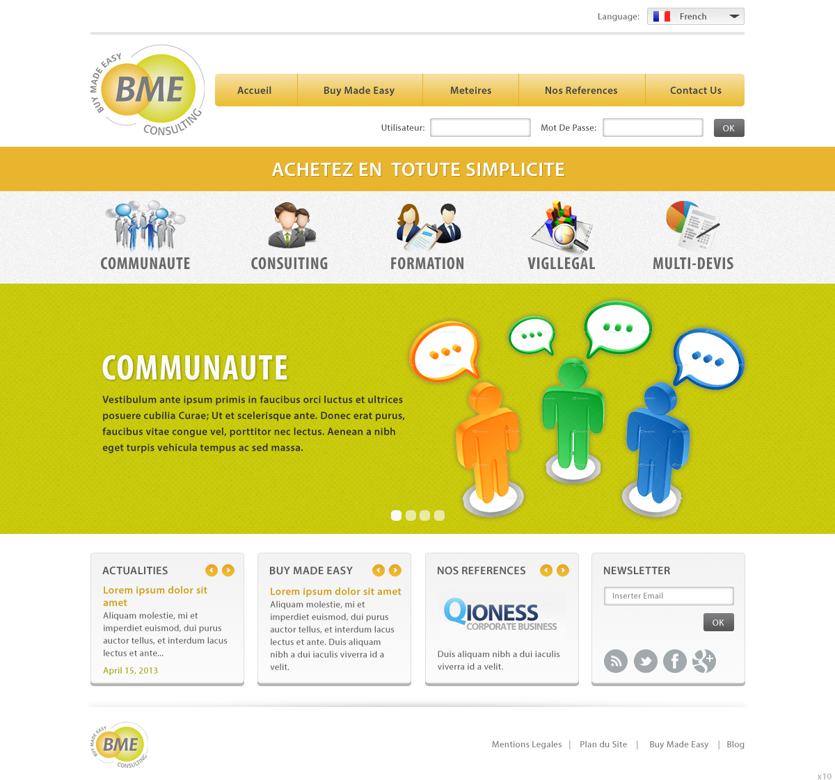 Web Design by pb for BME Consulting | Design #1693119