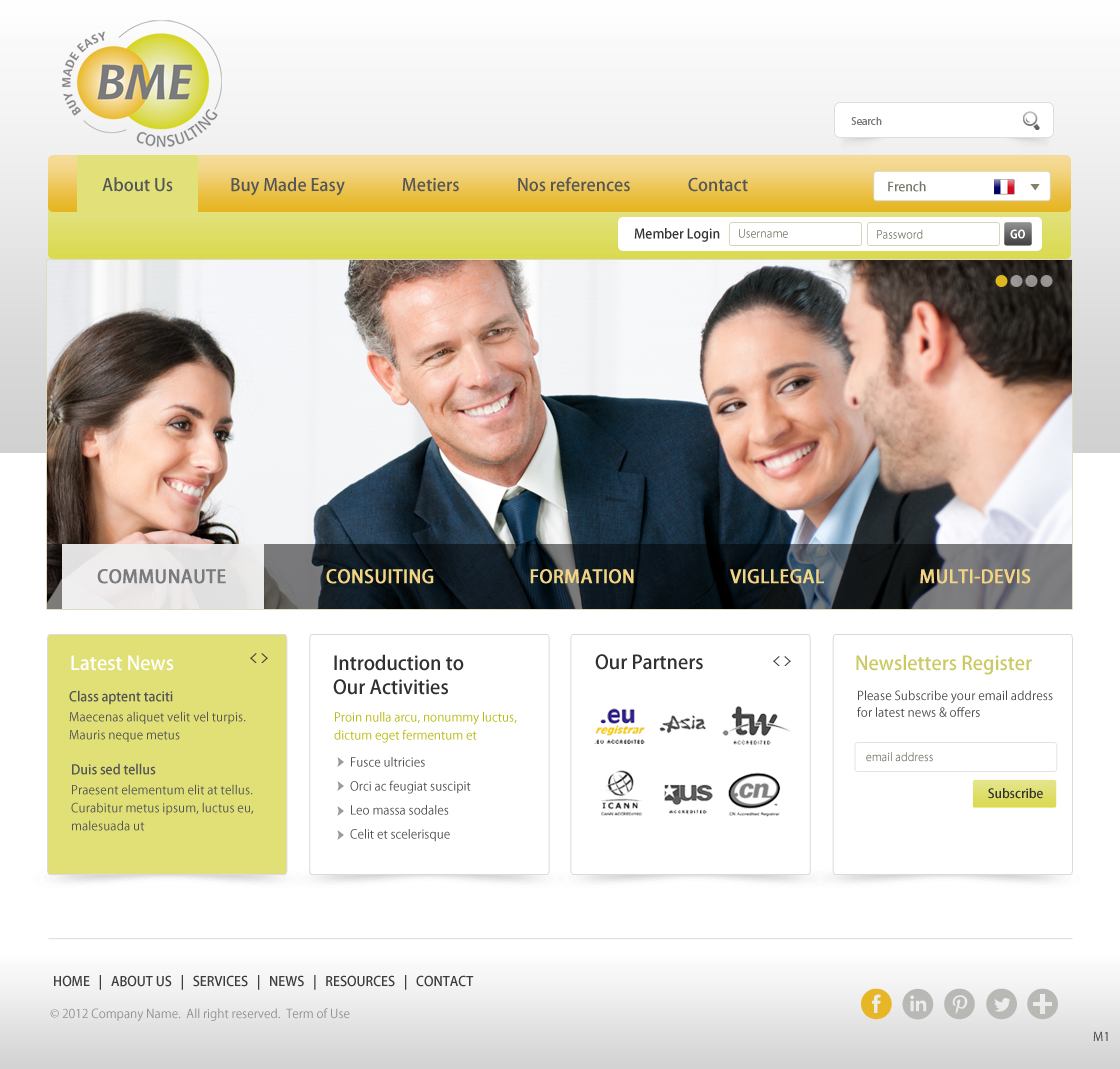 Web Design by pb for BME Consulting | Design #1693122