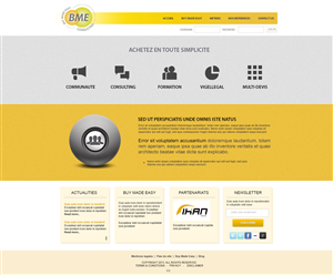 Web Design par pb pour BME Consulting | Design : #1701892