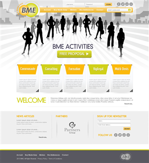 Web Design par TechWise pour BME Consulting | Design : #1812413