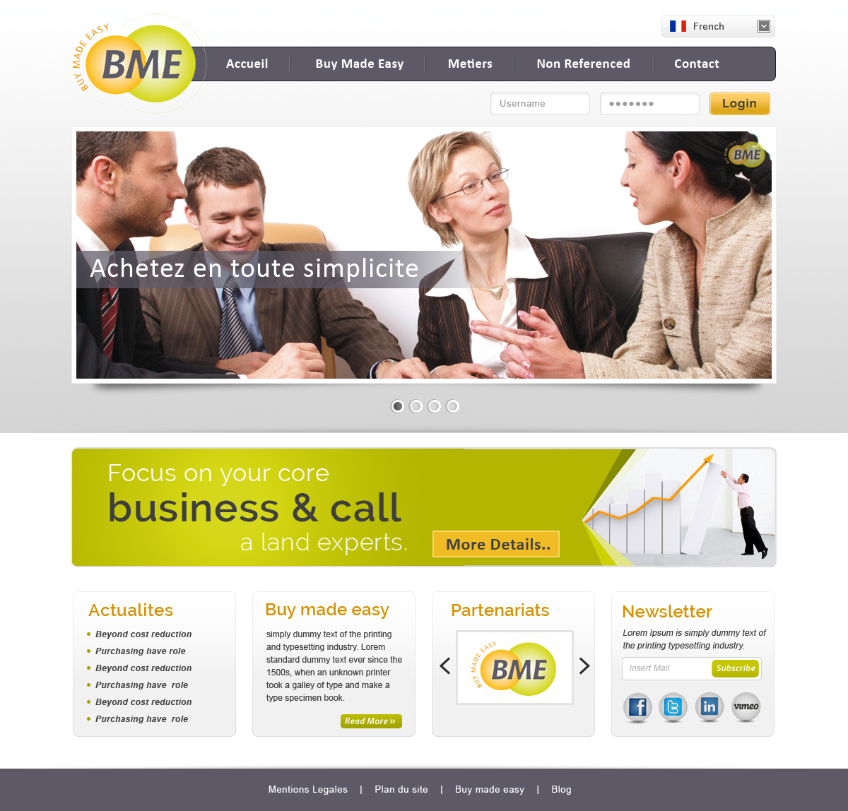 Web Design by Creative X Designs for BME Consulting | Design #1825210