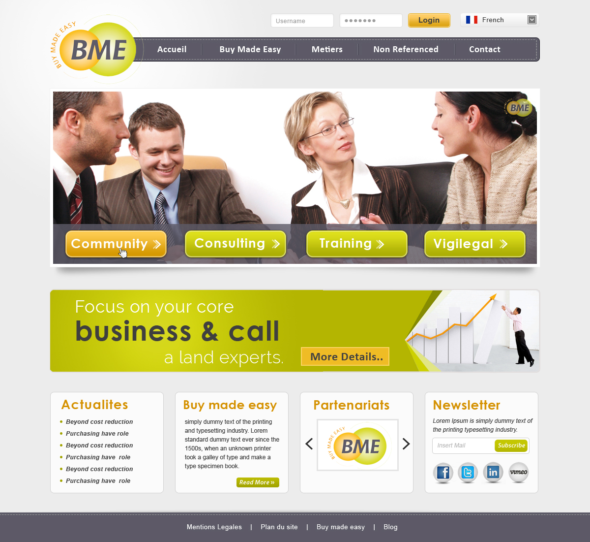 Web Design by Creative X Designs for BME Consulting | Design #1826736