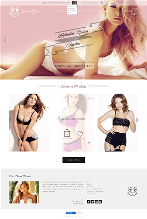 Web Design par Pixie Vyn pour Gabrielle Grace | Design : #6442963