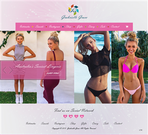 Web Design par pb pour Gabrielle Grace | Design : #6388965
