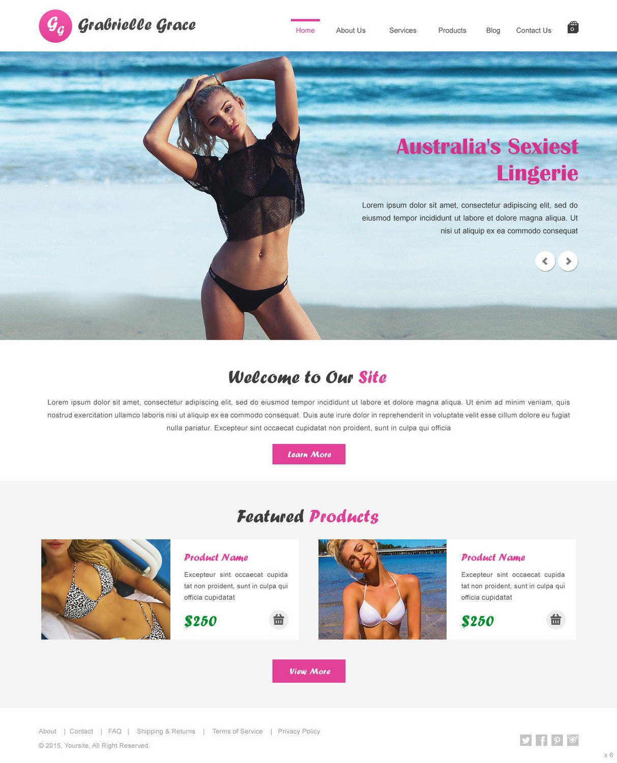 Web Design par pb pour Gabrielle Grace | Design #6388968