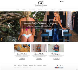 Web Design par pb pour Gabrielle Grace | Design : #6388972