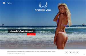 Web Design par pb pour Gabrielle Grace | Design : #6390035