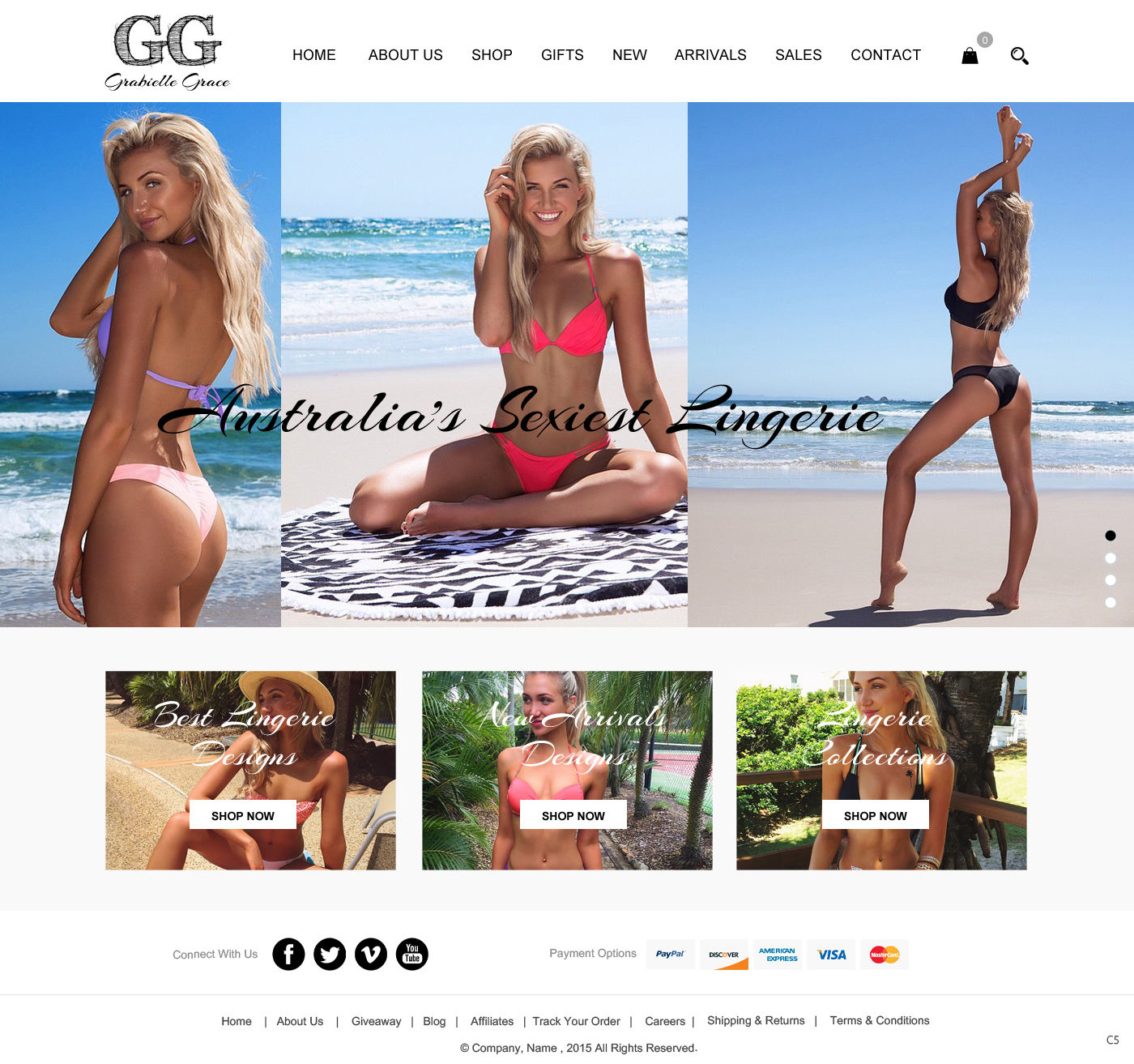 Web Design par pb pour Gabrielle Grace | Design #6400790