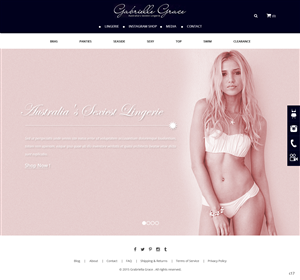 Web Design par pb pour Gabrielle Grace | Design : #6441062