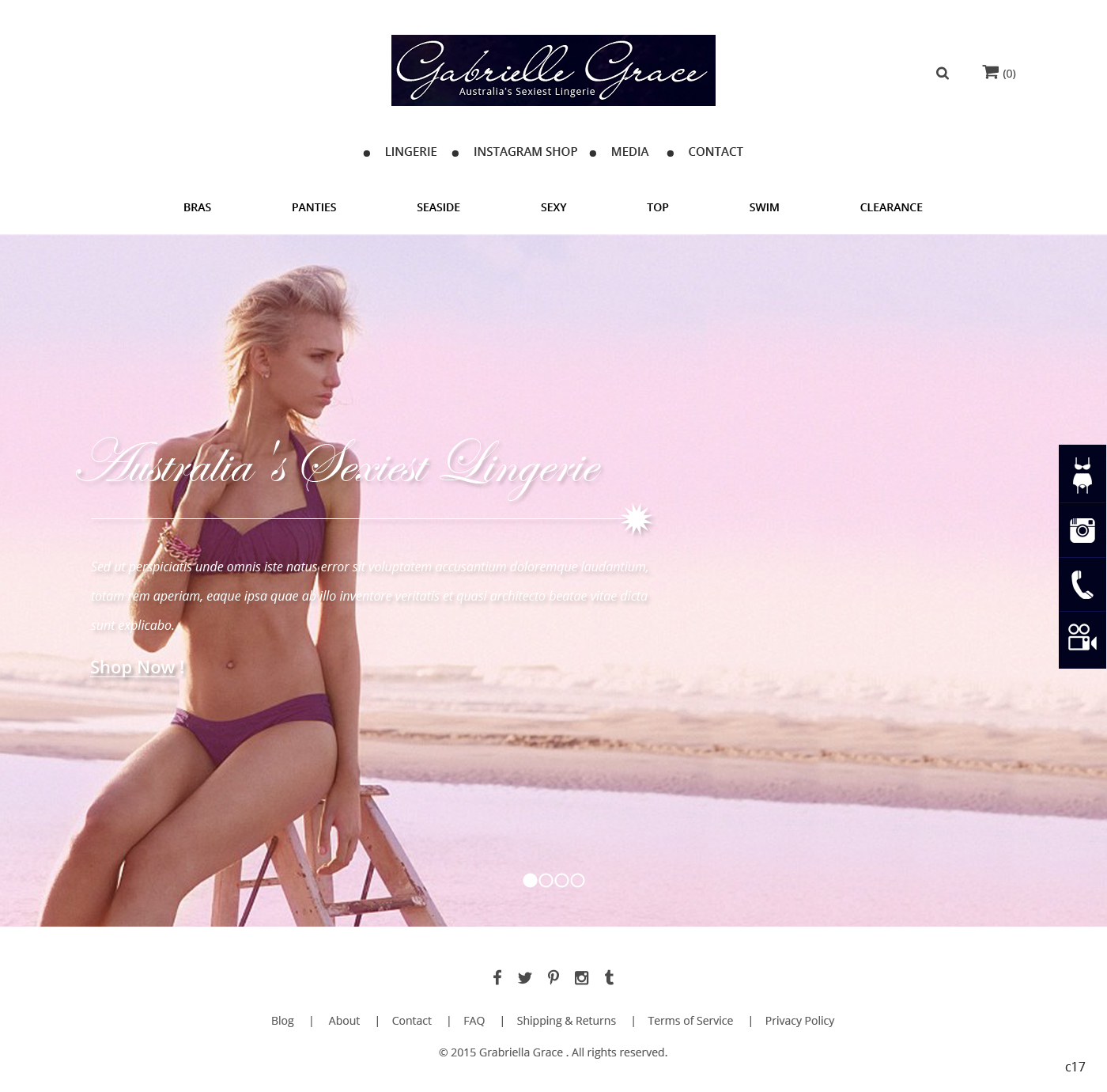 Web Design by pb for Gabrielle Grace | Design #6441070