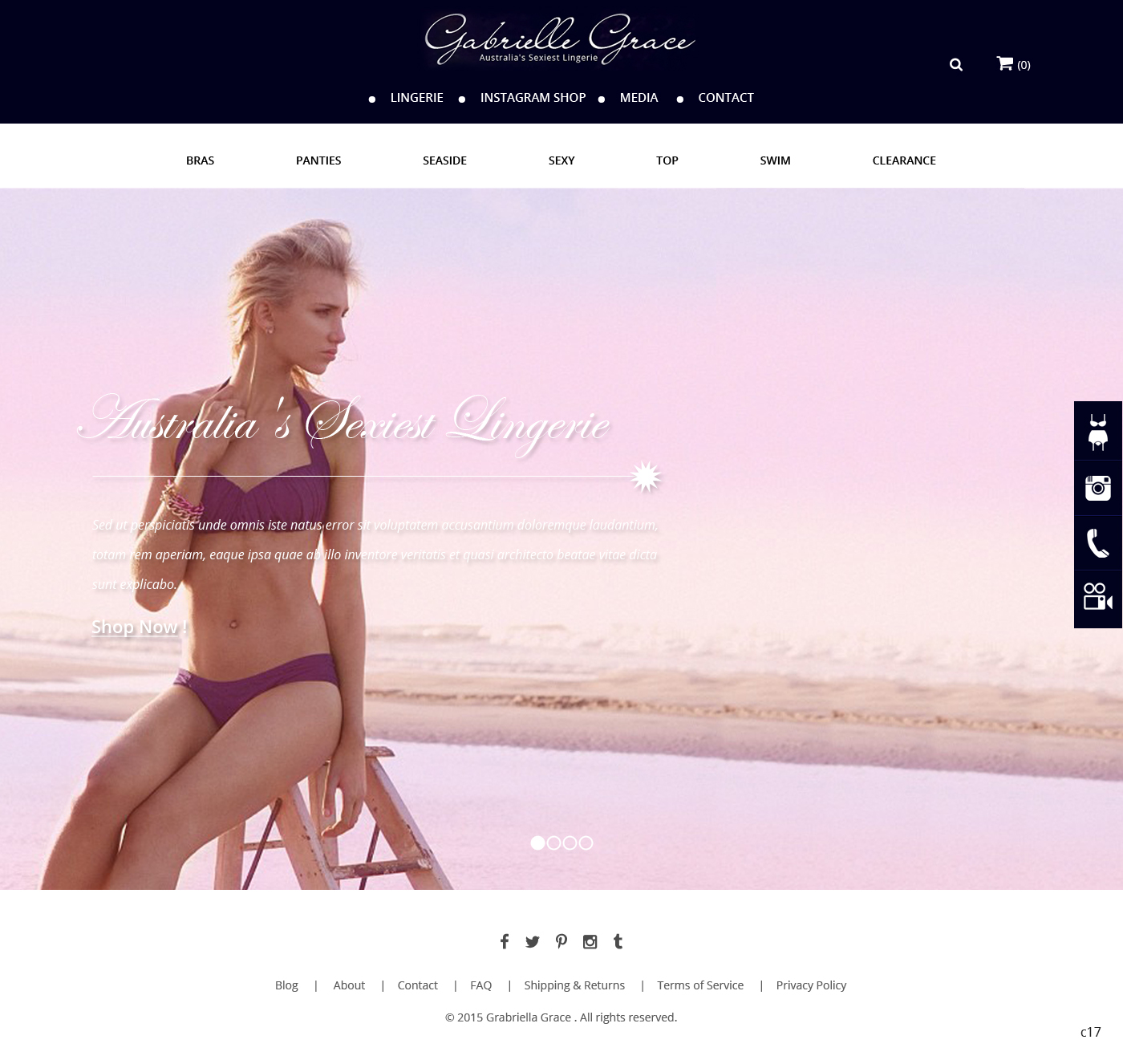 Web Design by pb for Gabrielle Grace | Design #6441074