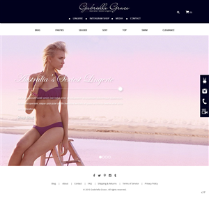 Web Design by pb for Gabrielle Grace | Design: #6441074