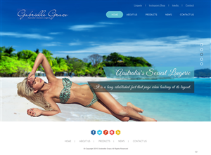 Web Design by pb for Gabrielle Grace | Design: #6444488