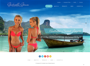 Web Design by pb for Gabrielle Grace | Design: #6444493