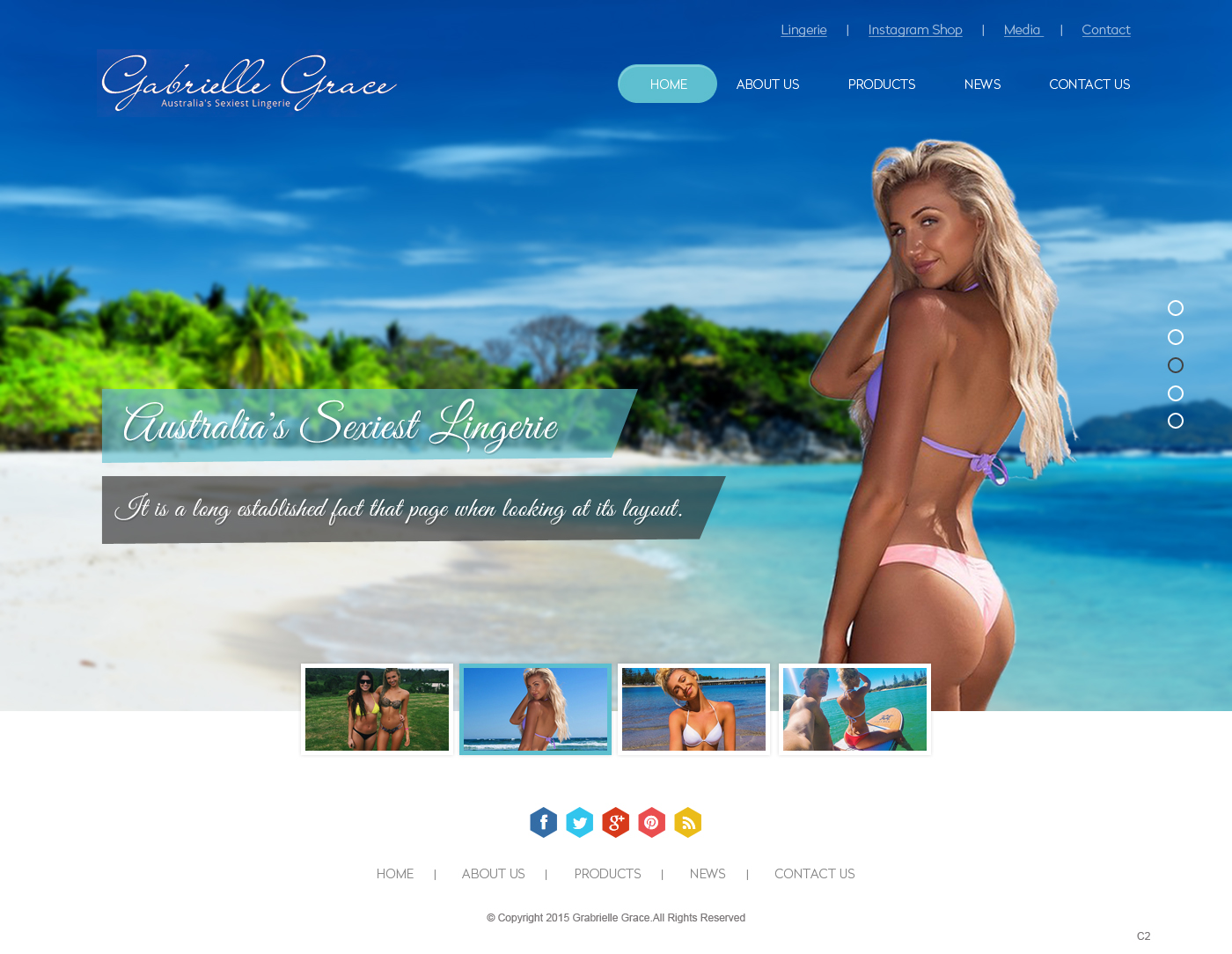 Web Design by pb for Gabrielle Grace | Design #6444503