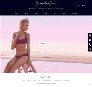 Web Design by pb for Gabrielle Grace | Design: #6444518