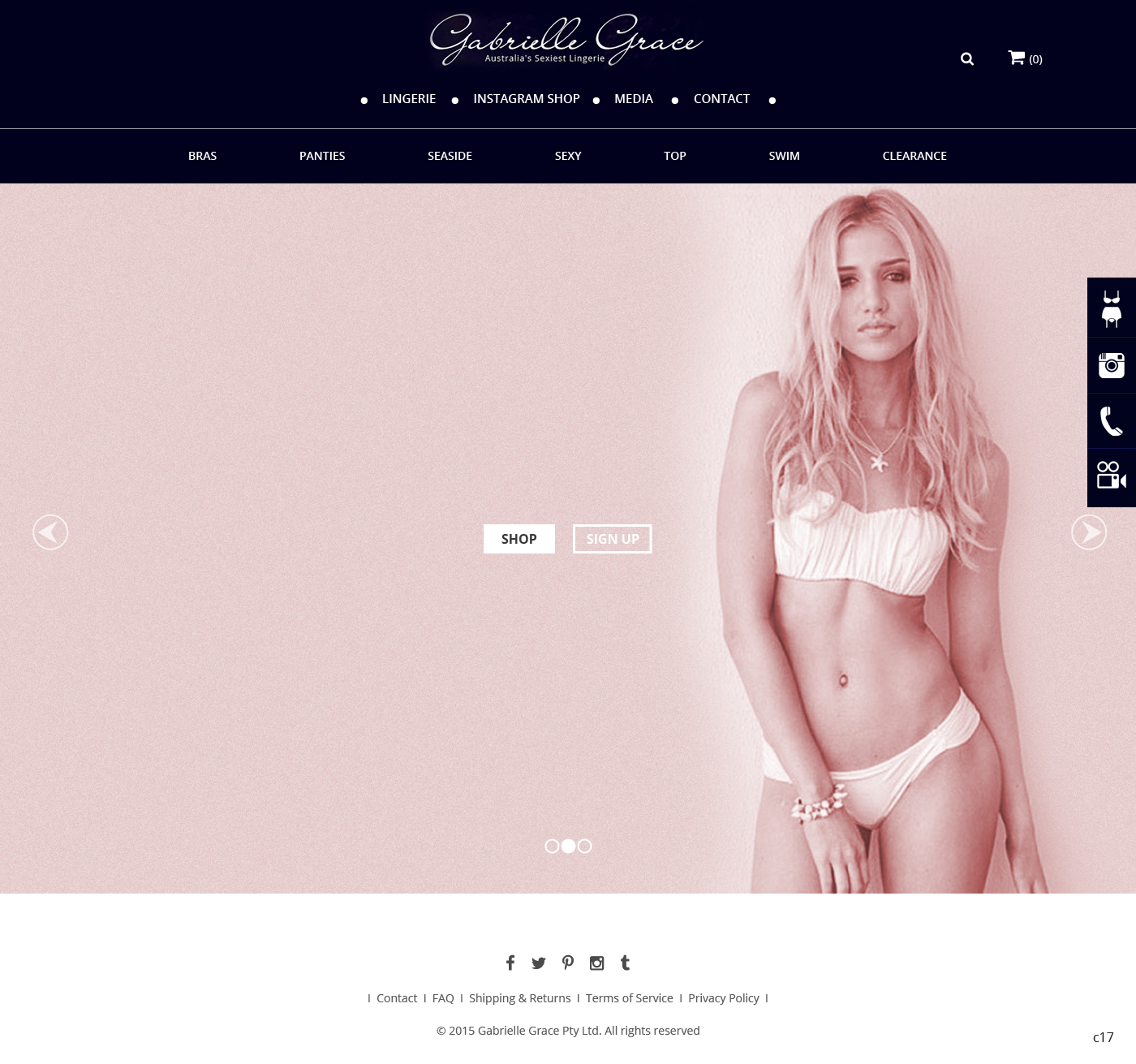 Web Design by pb for Gabrielle Grace | Design #6453409