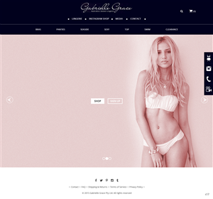 Web Design by pb for Gabrielle Grace | Design: #6453418
