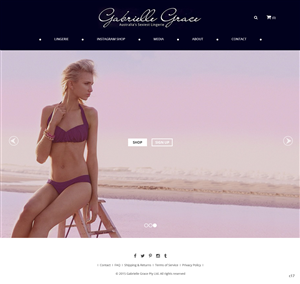 Web Design by pb for Gabrielle Grace | Design: #6464129