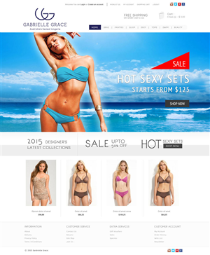 Web Design par Sukrutisolutions pour Gabrielle Grace | Design : #6486953