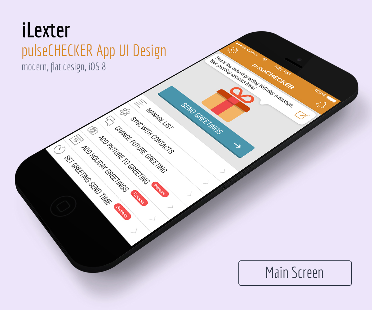 App Design by iLexter for pulseCHECKER | Design #6395367