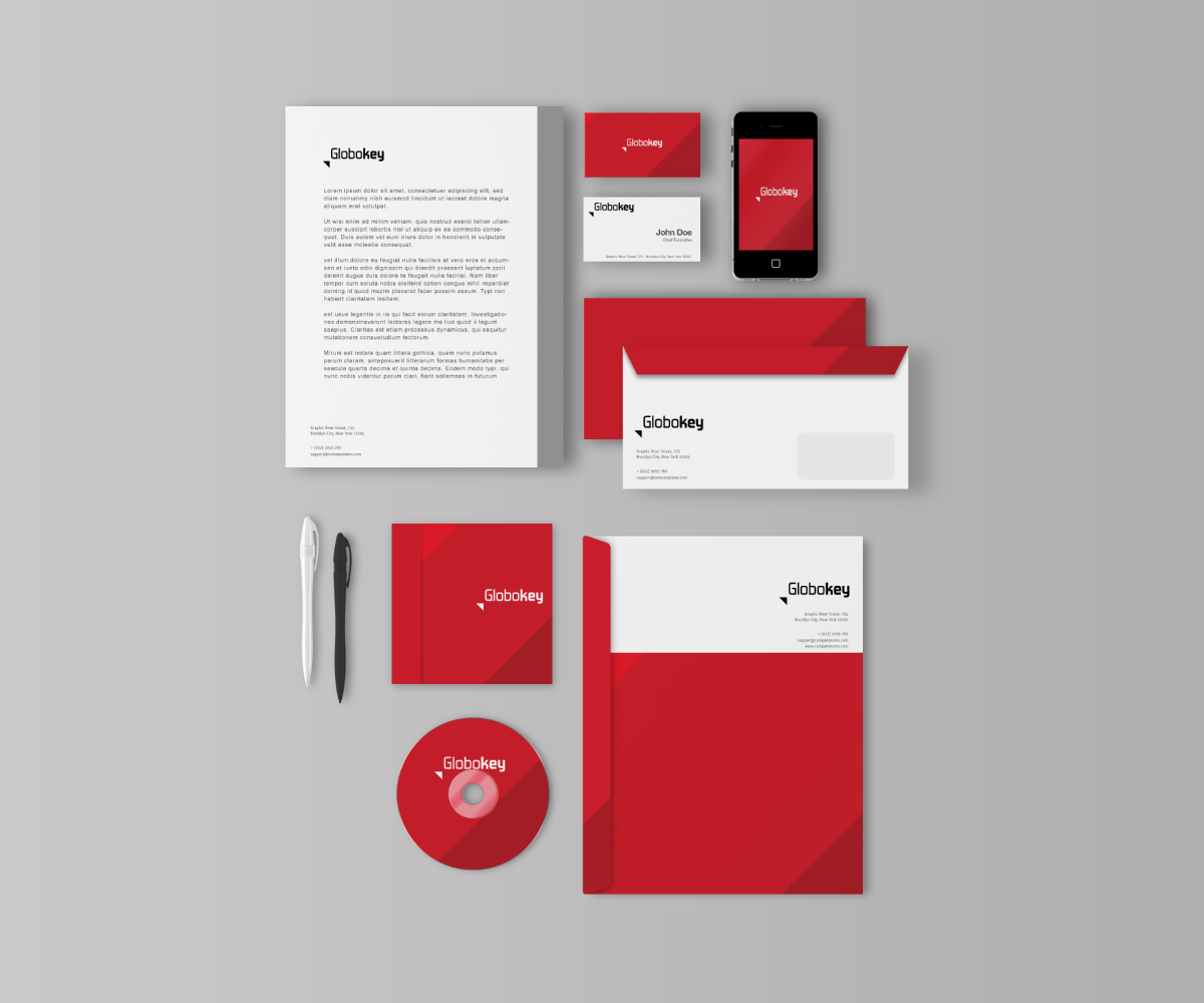 Logo Design by Rodrigo Porfiro for Globokey | Design #1690953