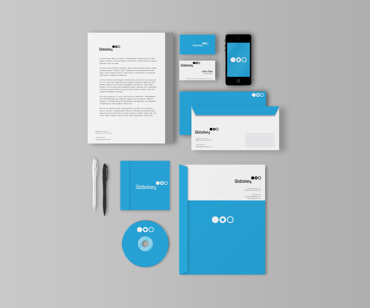 Logo Design by Rodrigo Porfiro for Globokey | Design #1690977