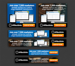 HPBacklinks Banner Ads | Banner-Design von Laurra