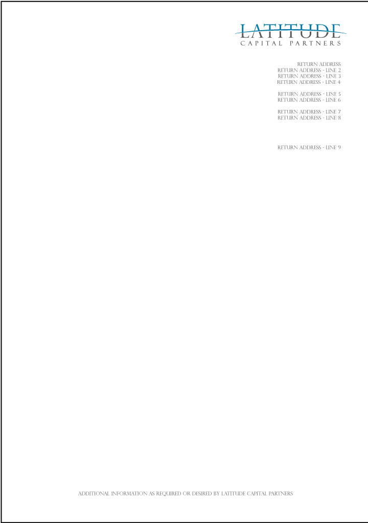 Stationery Design by APerkins for Latitude Capital Partners | Design #1680118
