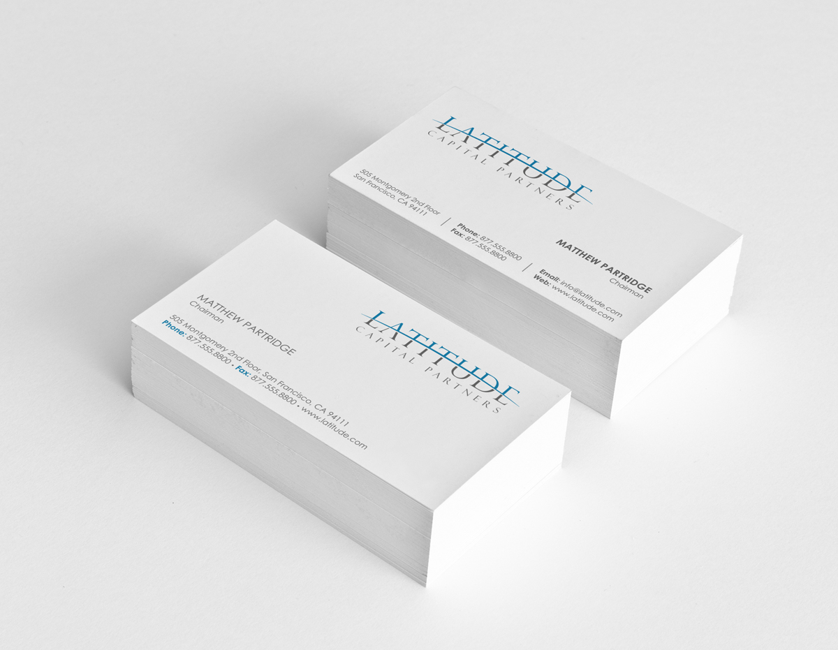 Stationery Design by logodentity for Latitude Capital Partners | Design #1683808