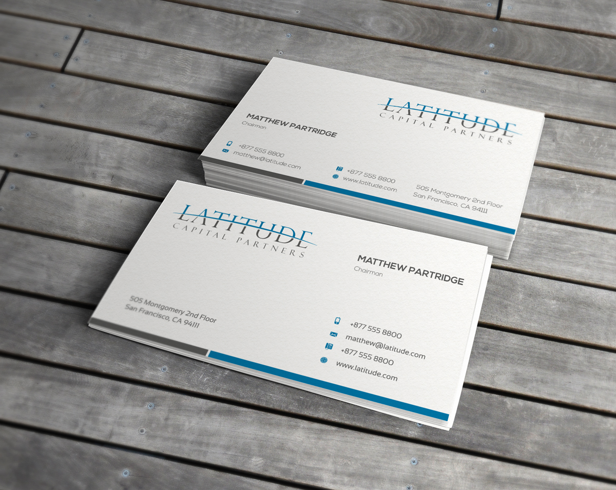 Stationery Design by logodentity for Latitude Capital Partners | Design #1684133