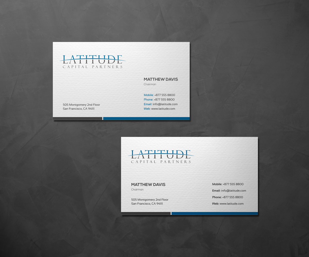 Stationery Design by logodentity for Latitude Capital Partners | Design: #1686800