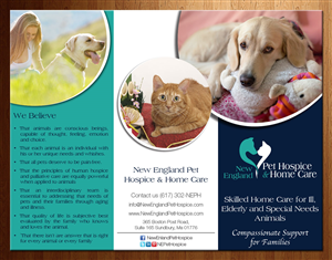 Flyer Design by theblueart for New England Pet Hospice, Inc. | Design: #6376849