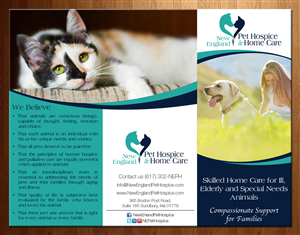 Flyer Design by theblueart for New England Pet Hospice, Inc. | Design: #6454940