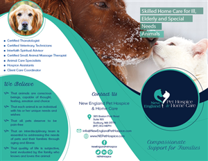 Flyer Design by Pram Shaw for New England Pet Hospice, Inc. | Design: #6418842