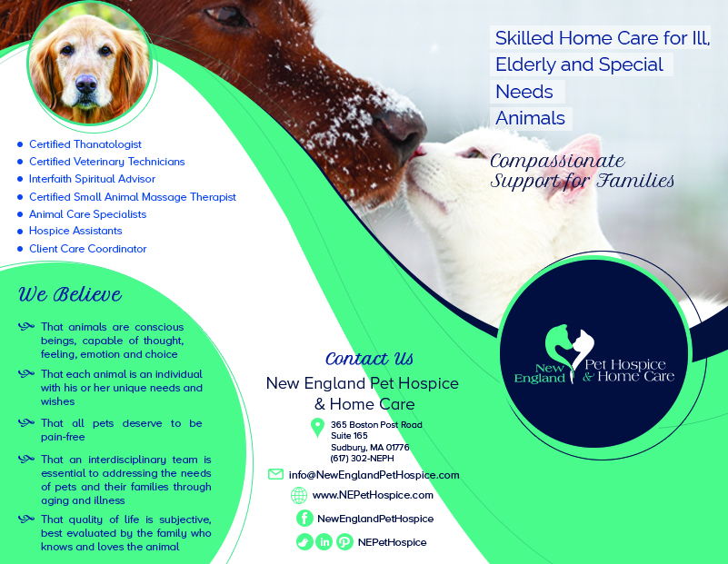 Flyer Design by Pram Shaw for New England Pet Hospice, Inc. | Design #6418854