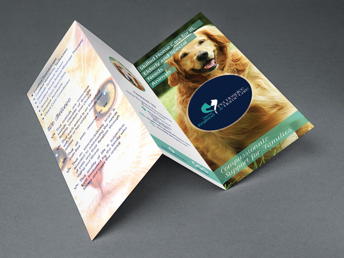Flyer Design by Pram Shaw for New England Pet Hospice, Inc. | Design #6419601