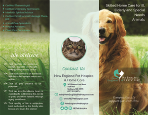 Flyer Design by Pram Shaw for New England Pet Hospice, Inc. | Design: #6426307