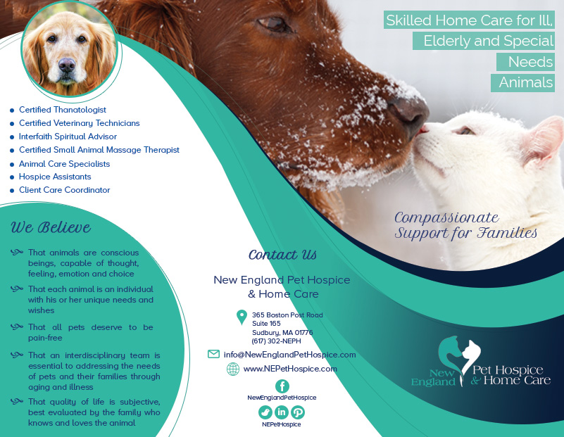 Flyer Design by Pram Shaw for New England Pet Hospice, Inc. | Design #6426354