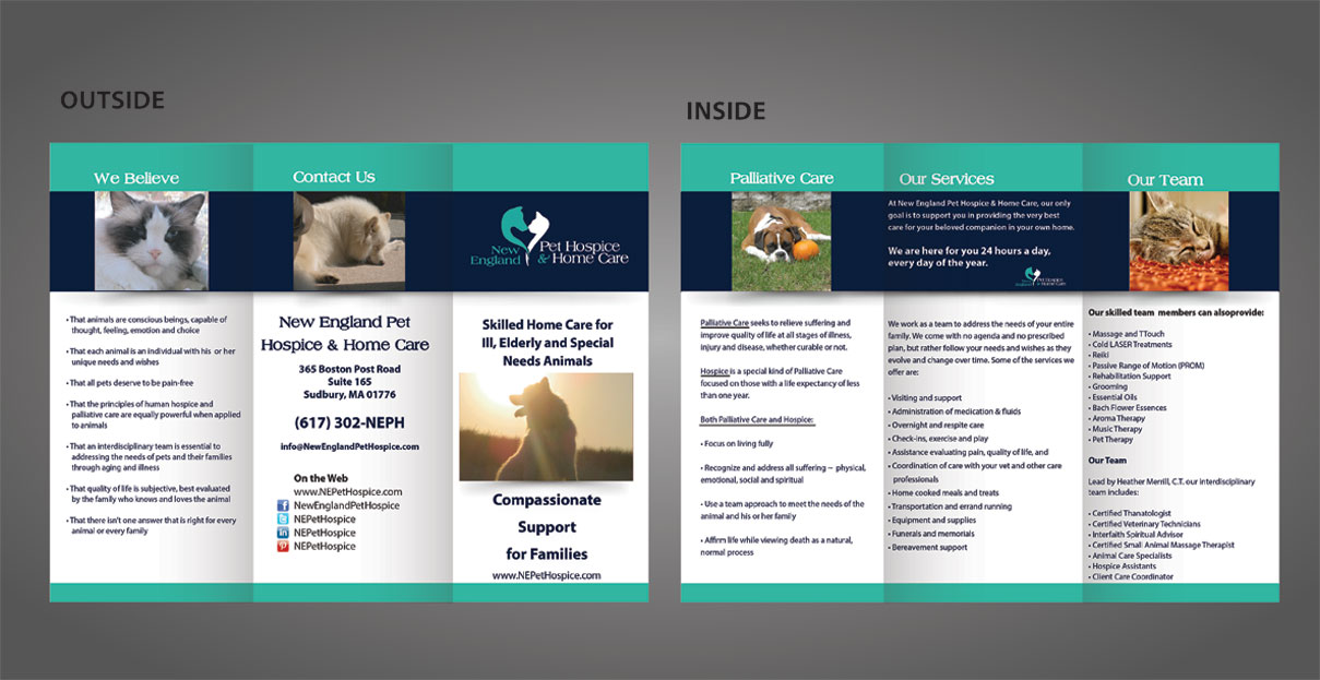 Design de Flyer par deni pour New England Pet Hospice, Inc. | Design #6402241