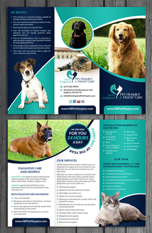 Flyer Design by debdesign for New England Pet Hospice, Inc. | Design: #6409301