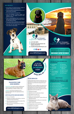 Flyer Design by debdesign for New England Pet Hospice, Inc. | Design: #6452767