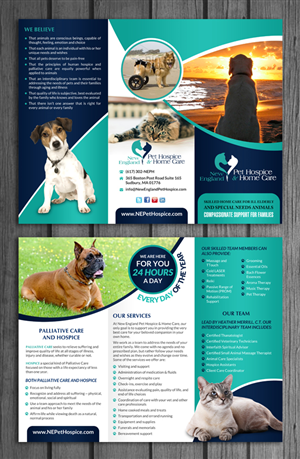 Flyer Design by debdesign for New England Pet Hospice, Inc. | Design #6458598