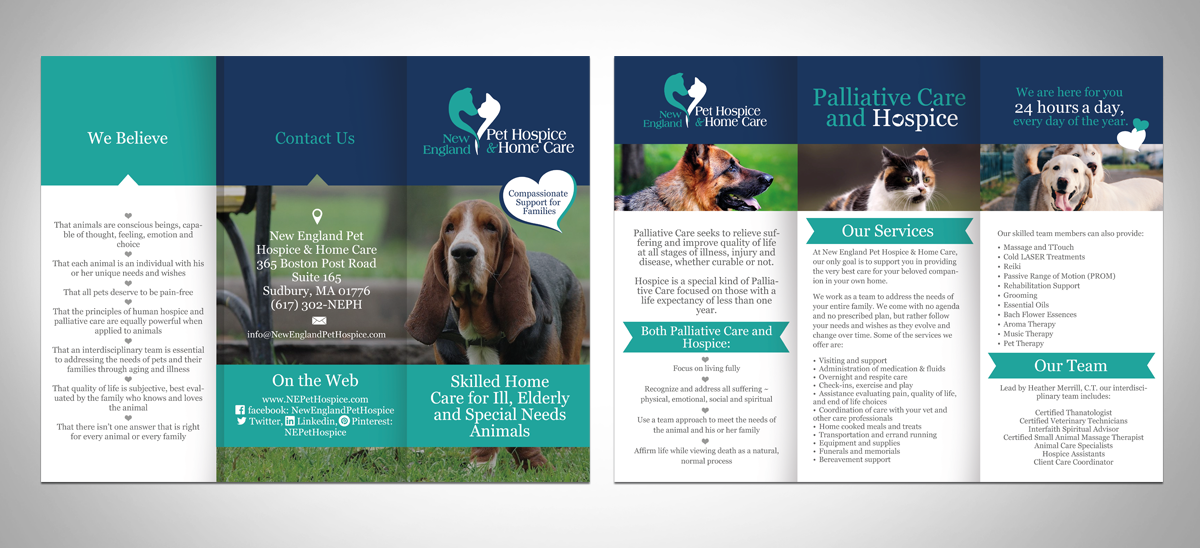 Flyer Design by Victor_pro for New England Pet Hospice, Inc. | Design #6390099