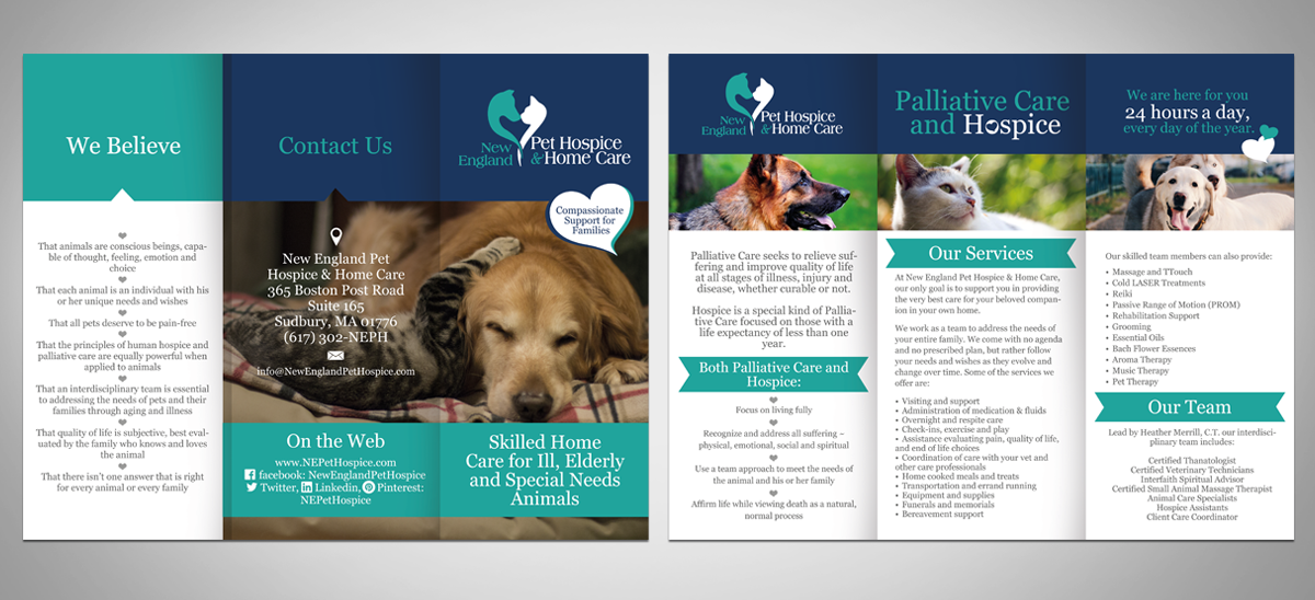 Flyer Design by Victor_pro for New England Pet Hospice, Inc. | Design #6399698