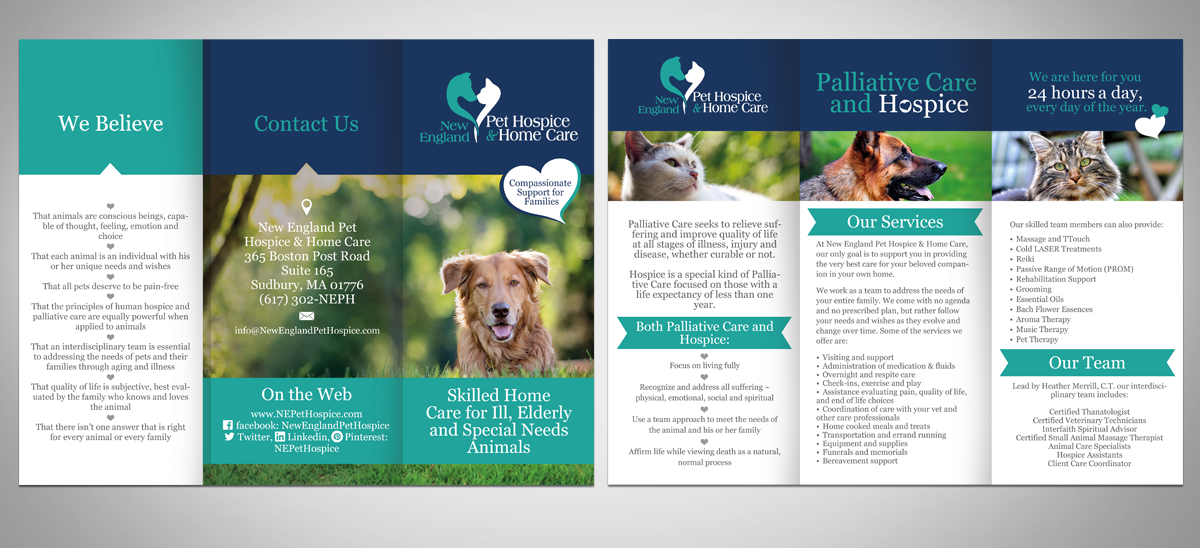 Flyer Design by Victor_pro for New England Pet Hospice, Inc. | Design #6399704