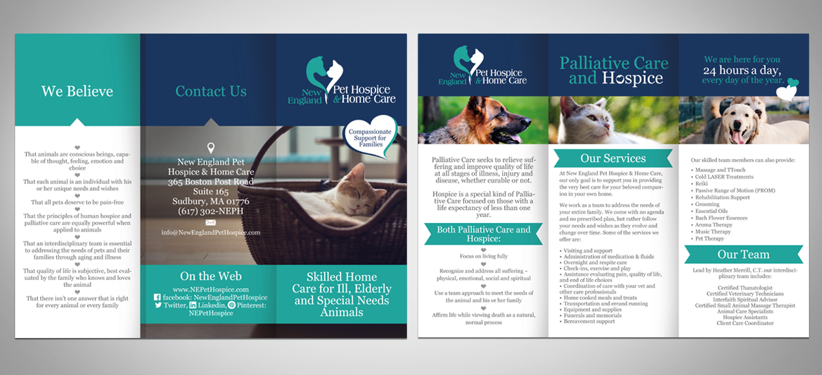 Flyer Design by Victor_pro for New England Pet Hospice, Inc. | Design #6399729