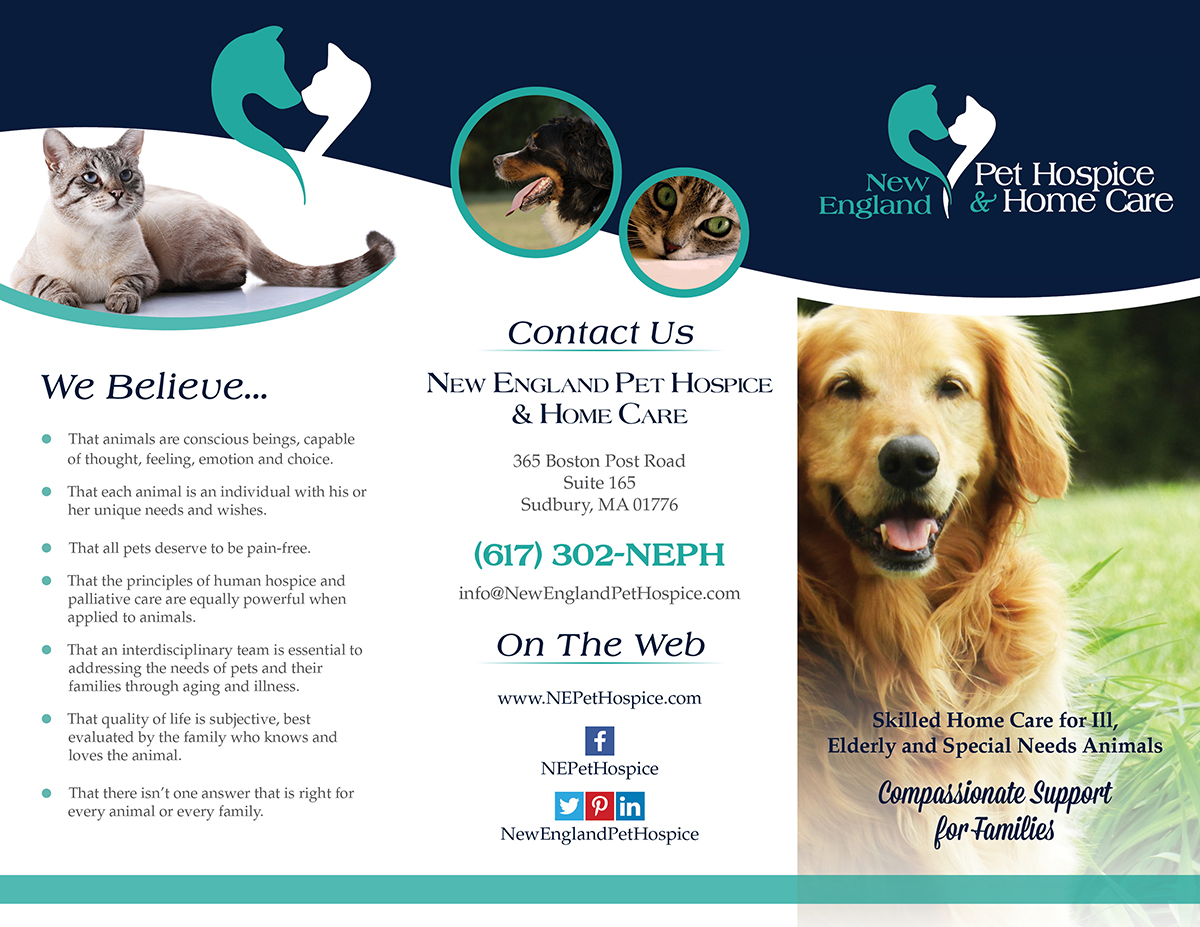 Flyer Design by alewis.designer19 for New England Pet Hospice, Inc. | Design #6419552